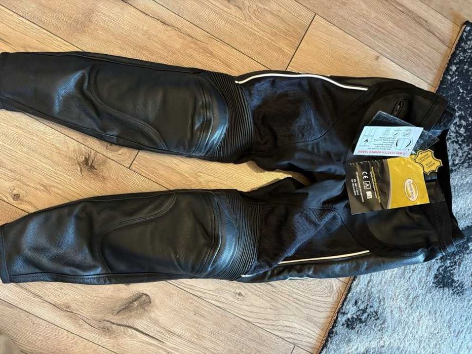 OKAZJA Spodnie motocyklowe TRP Freezy Lady 36 damskie skórzane czarne