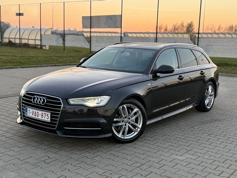 Audi A6 Avant 2.0 _ 190 KM _ 2 x S-LINE _ Piękny Kolor _ Super Stan_Serwis z Belgii