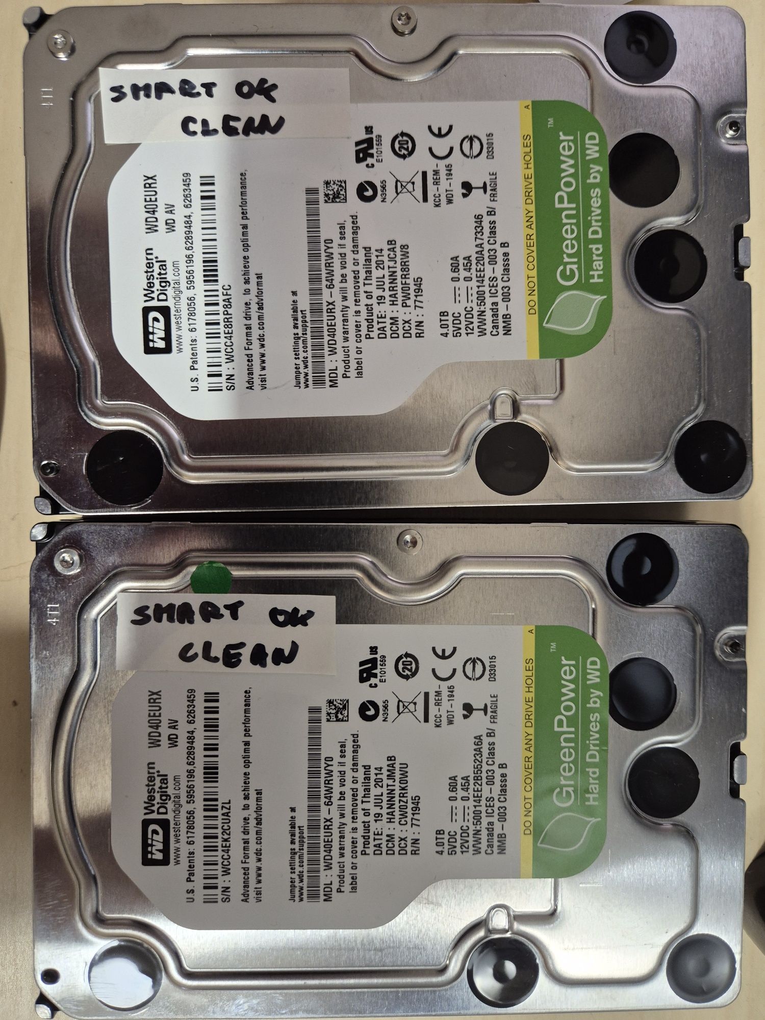 Dysk twardy WD GREEN 4 TB sata - 2 szt