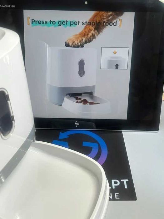 Dispensador Interativo de Ração para Gatos e Cães