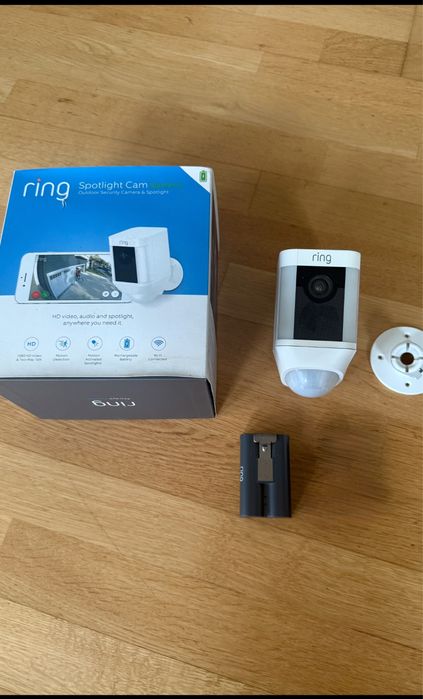 Kamera Ring Spotlight Cam Alarm Wykrywanie ruchu