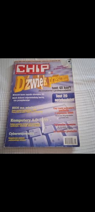 Magazyn CHIP 1 numer 1999 Rok + CD