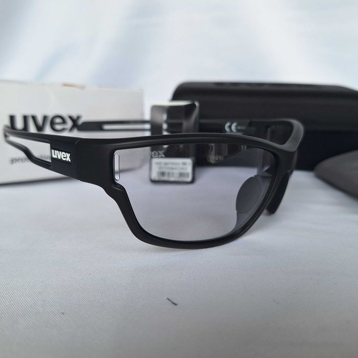 Okulary Sportowe Uvex Sportstyle 806 V Variomatic Black Mat S1-3