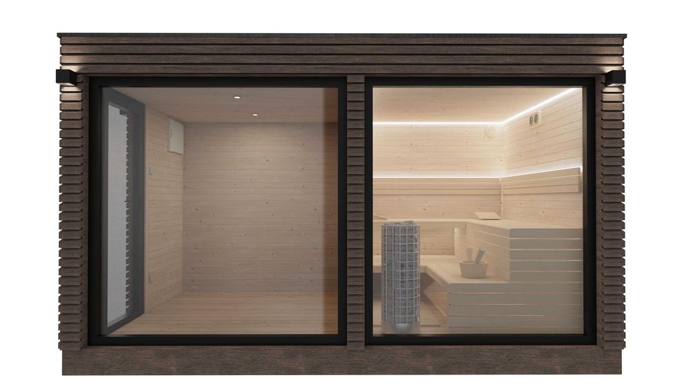 Sauna ogrodowa Xavier XL 430 cm x 250 cm