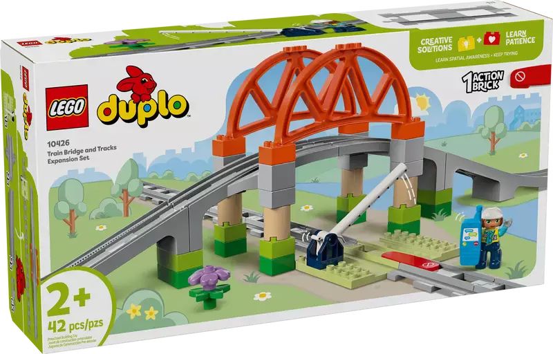 LEGO DUPLO® Most i tory kolejowe - zestaw rozszerzający 10426