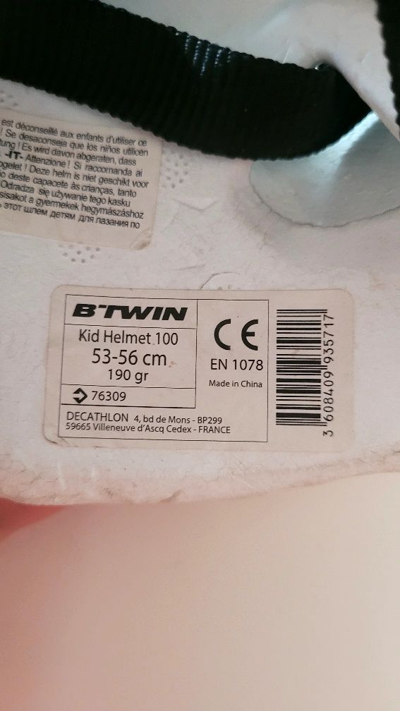 Kask rowerowy 53-56 cm