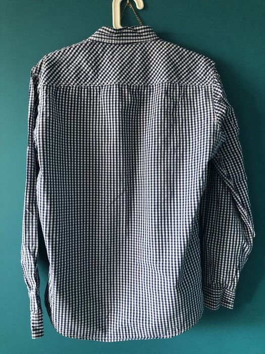 Koszula w kratę z długim rękawem diverse M medium regular fit