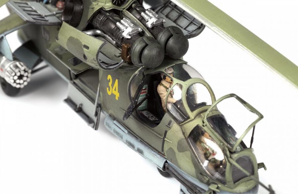 Zvezda 7315 Helikopter MI-24P Hind model śmigłowiec model 1/72