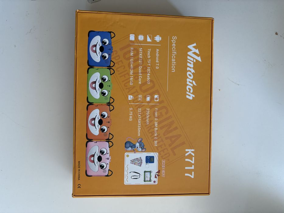 Android Tablet dla dzieci Wintouch K717 – nowy, nieużywany