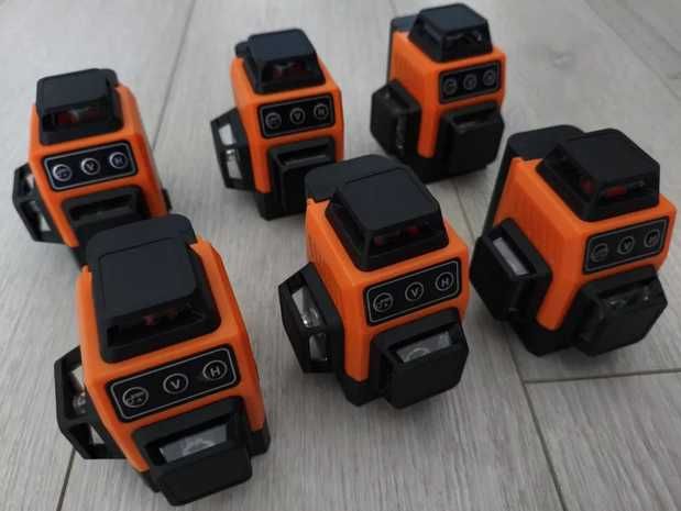 3D Mini Hilda 12л Лазерний уровень рівень нивелир Зел Луч 360° Новинка