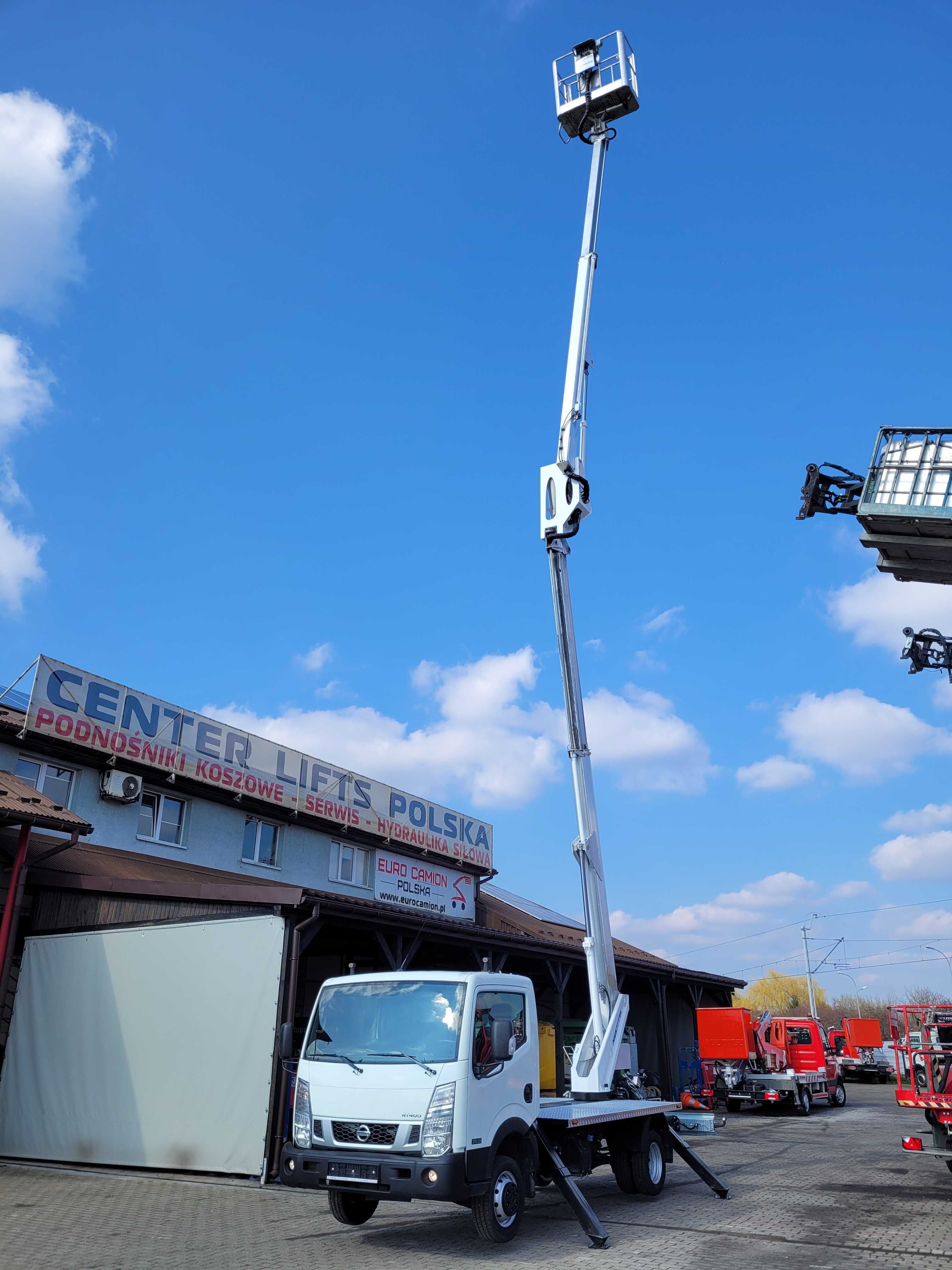 koszowy/20m/HX195/nissan/multitel/isoli/podnośnik/zwyżka/hydraulika