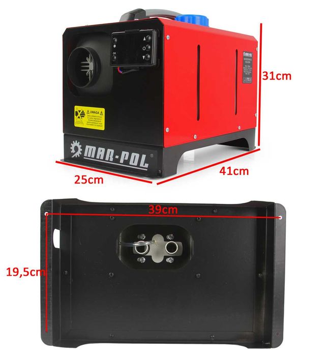 NAGRZEWNICA OLEJOWA 8kW /zamknięta komora spalania / 12V-230V Webasto