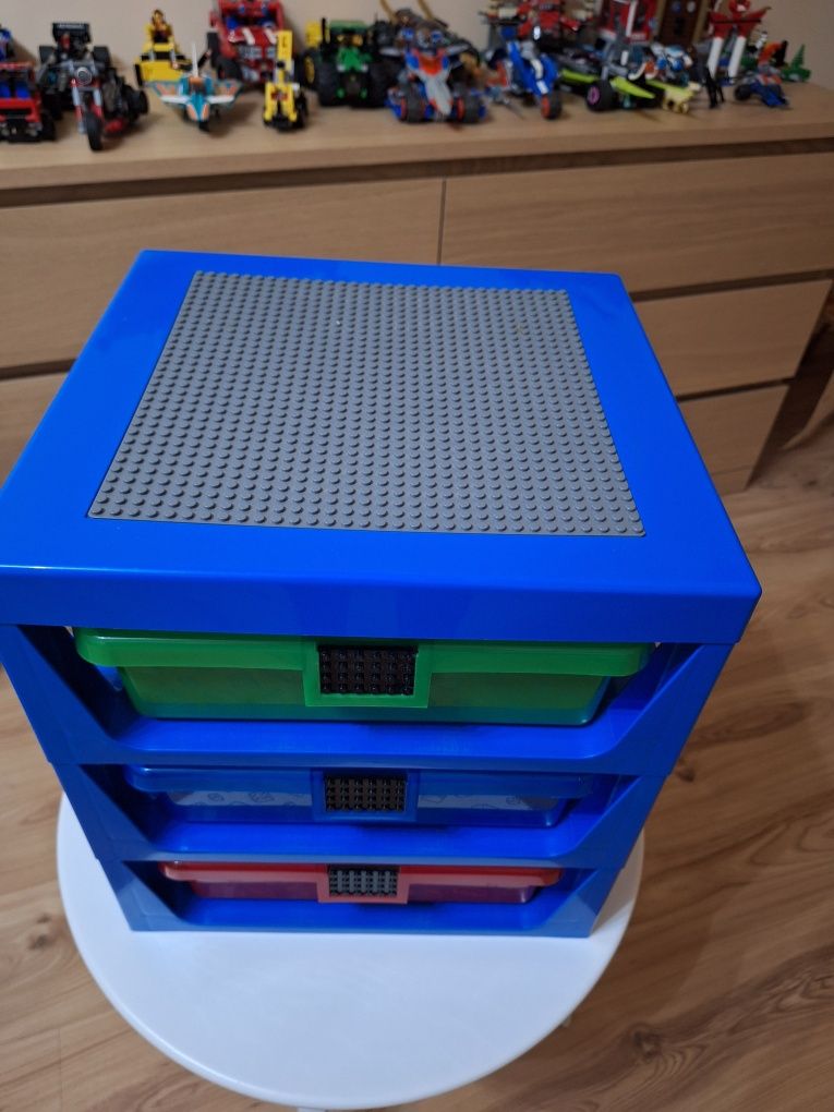Regał szuflady lego