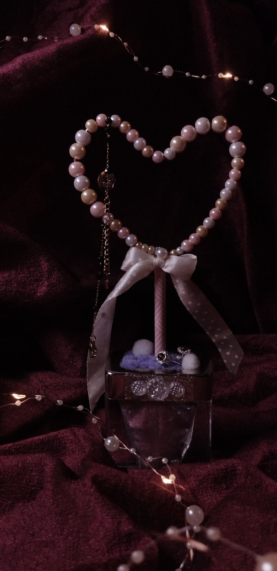 Handmade - ozdoba serce serduszko na biżuterię