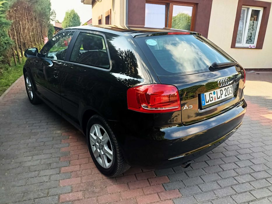 Audi A3 8P LiFT 1,6MPi 102KM! Niemcy! Opłacony! Xenon! 2008r. CZARNY!