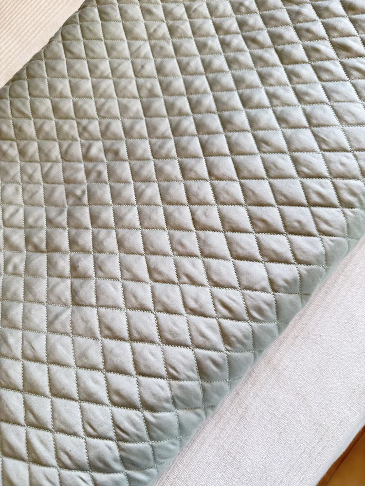 Tapa pés verde água 100% algodão egipcío Frette
