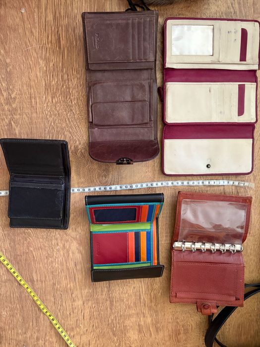 Кошельки кожа б/у