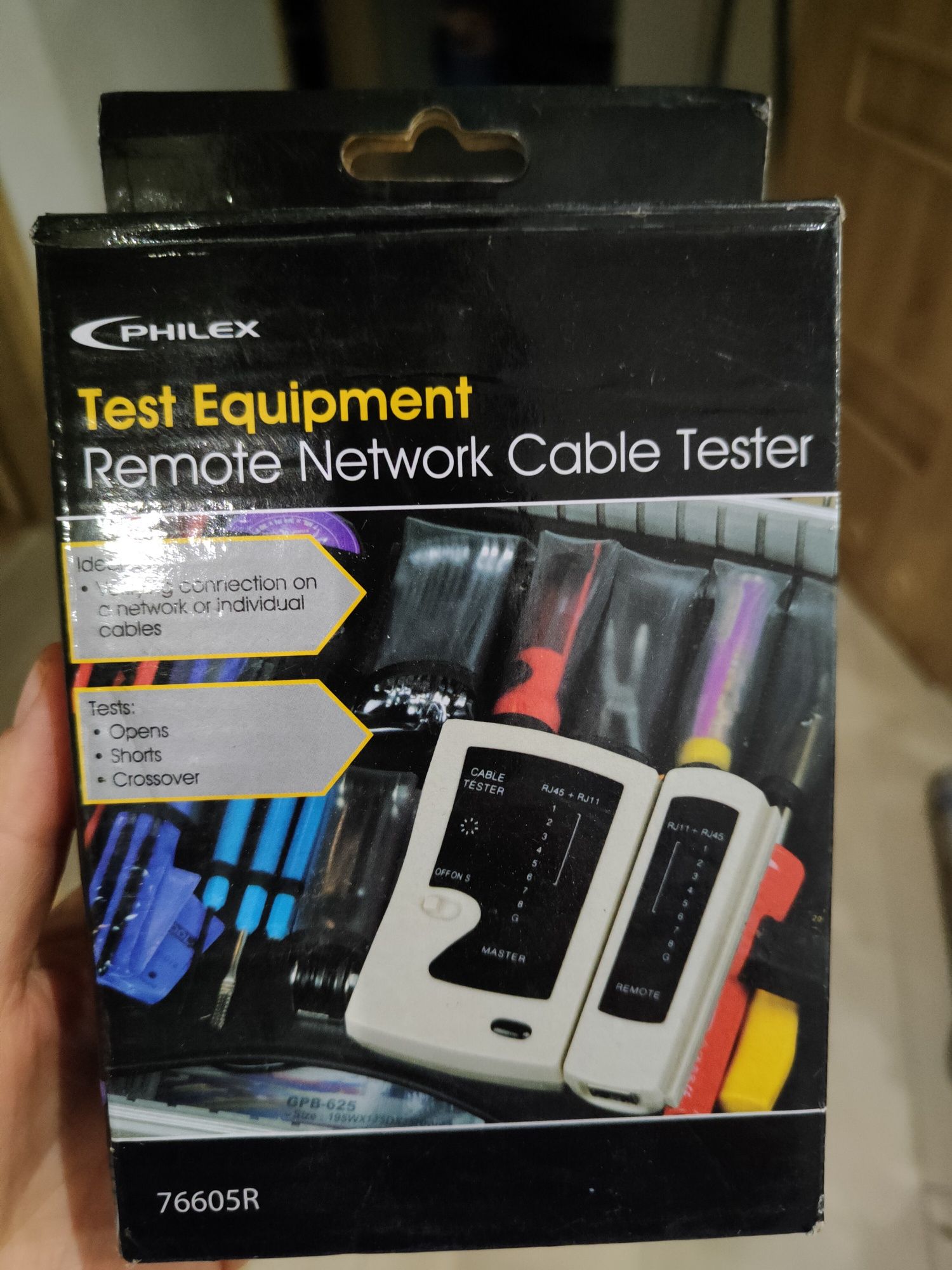 Zestaw narzędzi sieciowych Philex Remote network cable tester