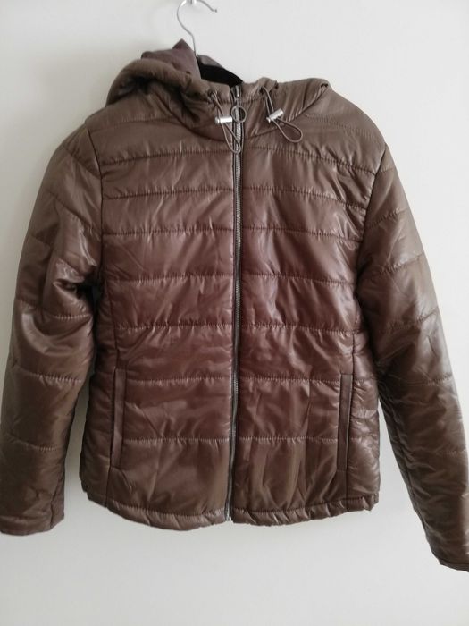 kurta Bershka S M 36 38 brąz