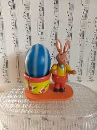 Wielkanoc Drewniana figurka królik króliczek zajączek zając vintage