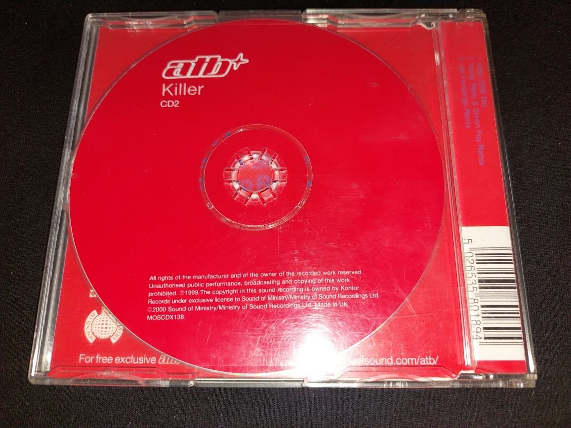 ATB Killer CD2 UK 2000