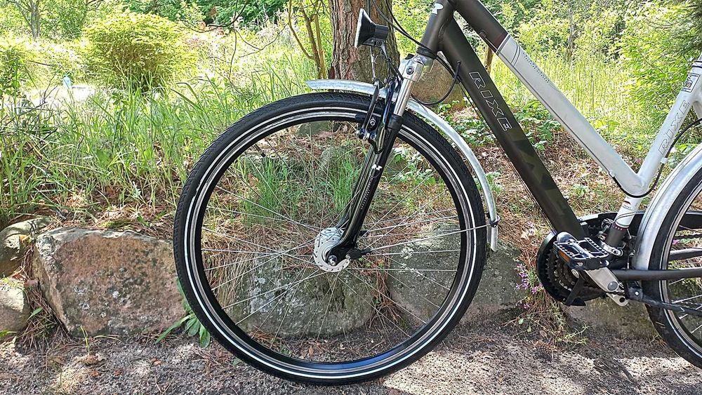 Alu Rower Miejski Damski Rixe La Rochelle Damka Alivio Sr Suntour 28