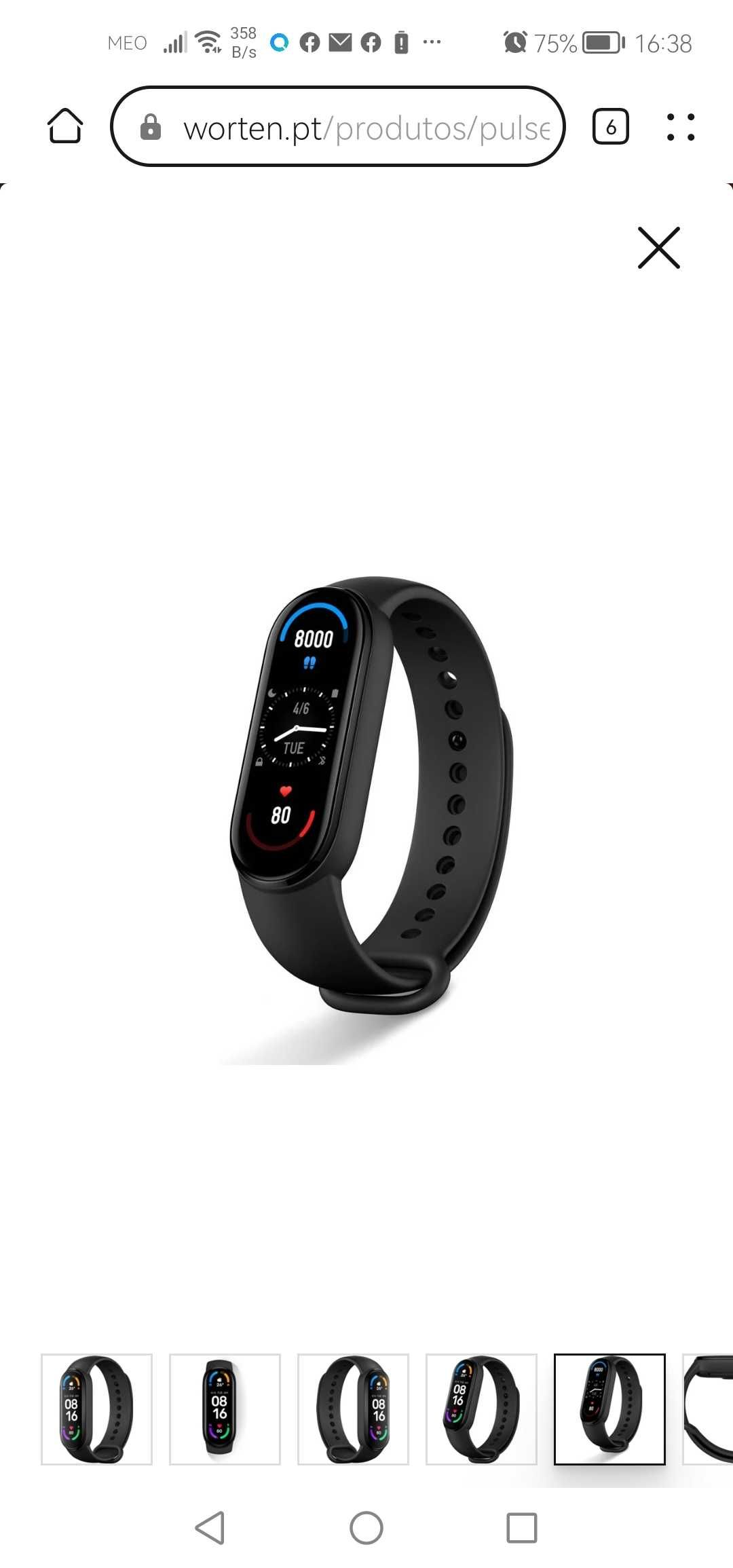 Pulseira Desportiva Inteligente Xiaumi Band 6