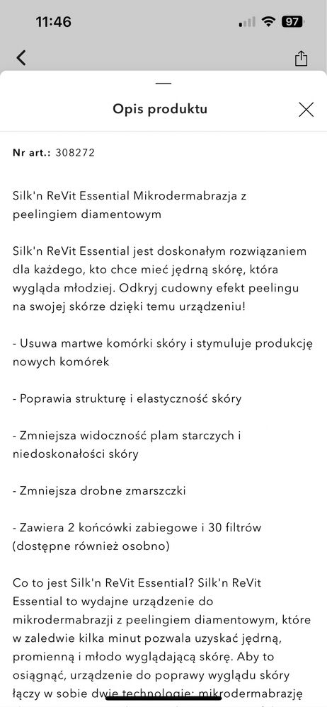 Urządzenie do mikrodermabrazji diamentowej