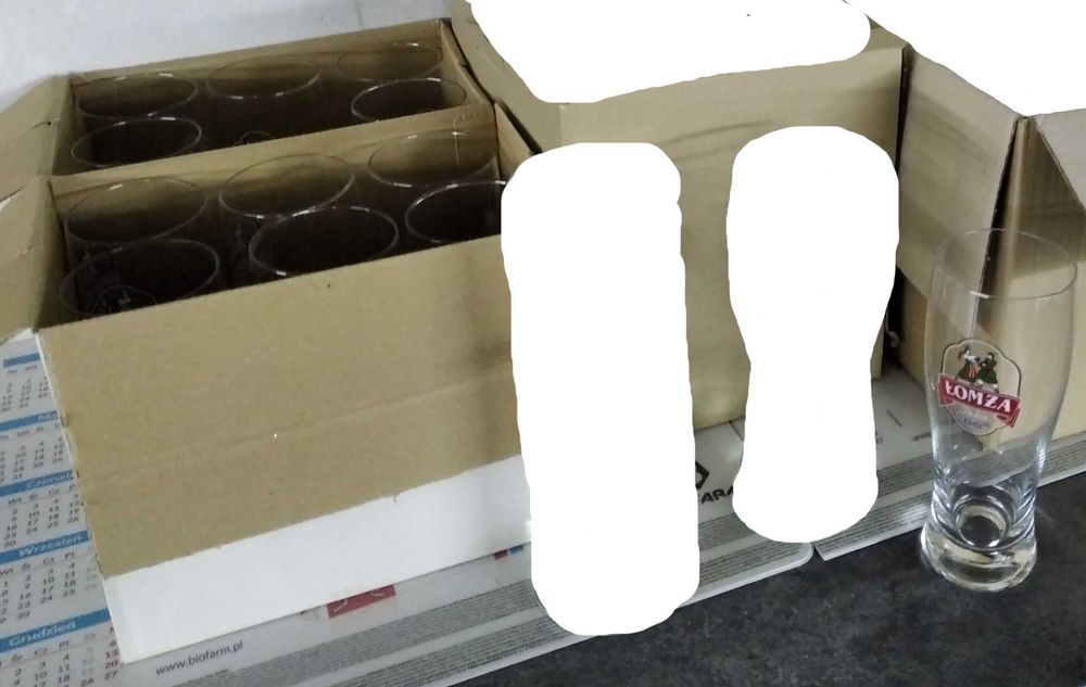 Szklanki do piwa Łomża 0,3L