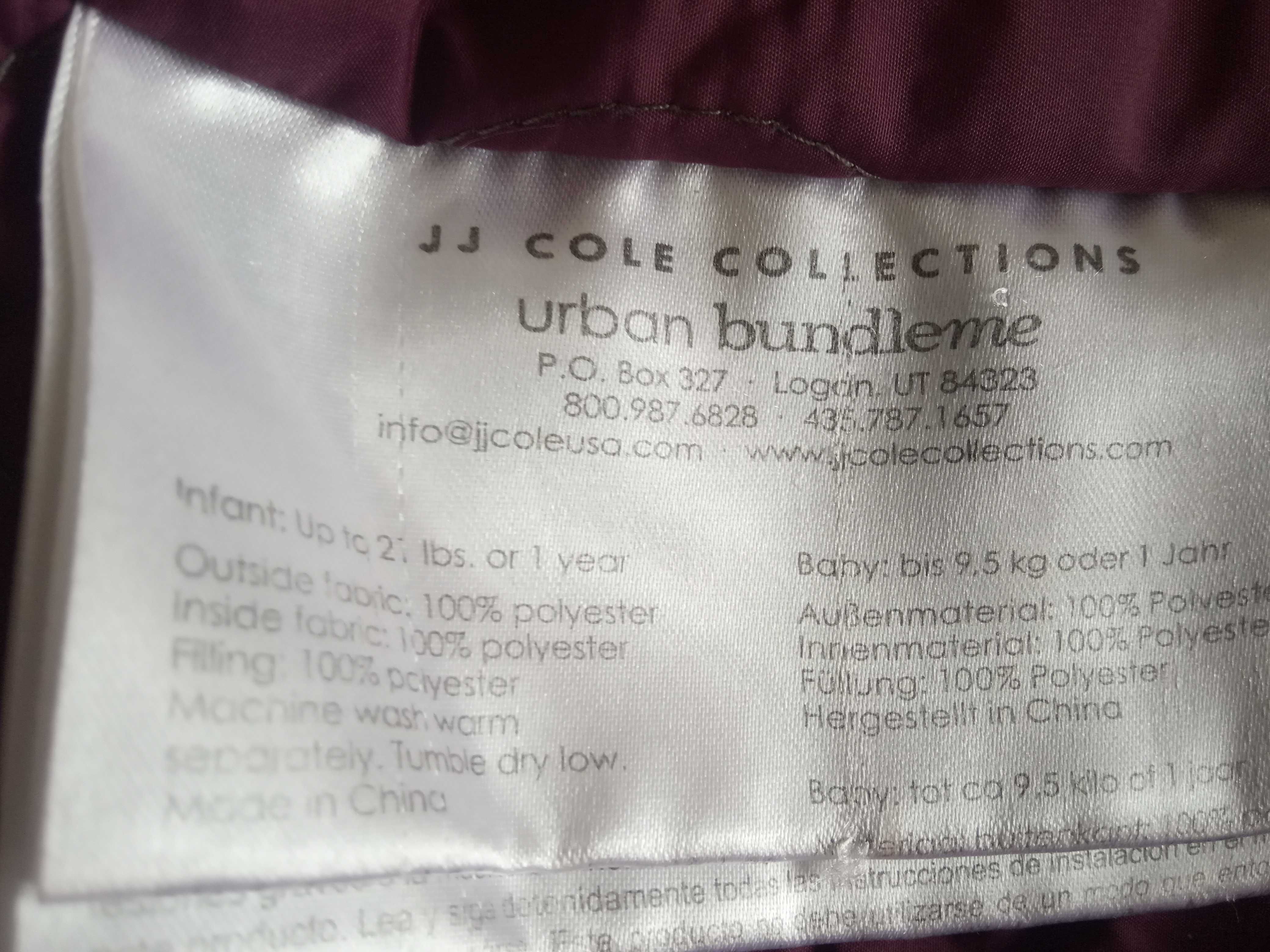 Śpiwór do wózka/sanek JJ Cole Collections dla dziecka do 9,5kg/1 rok