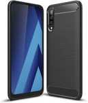 Etui Carbon do Samsung Galaxy A70 + Szkło Hartowane