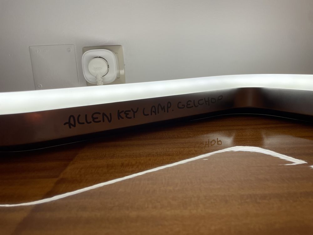 Candeeiro de mesa design Ikea Allen Key Art Event 2021
