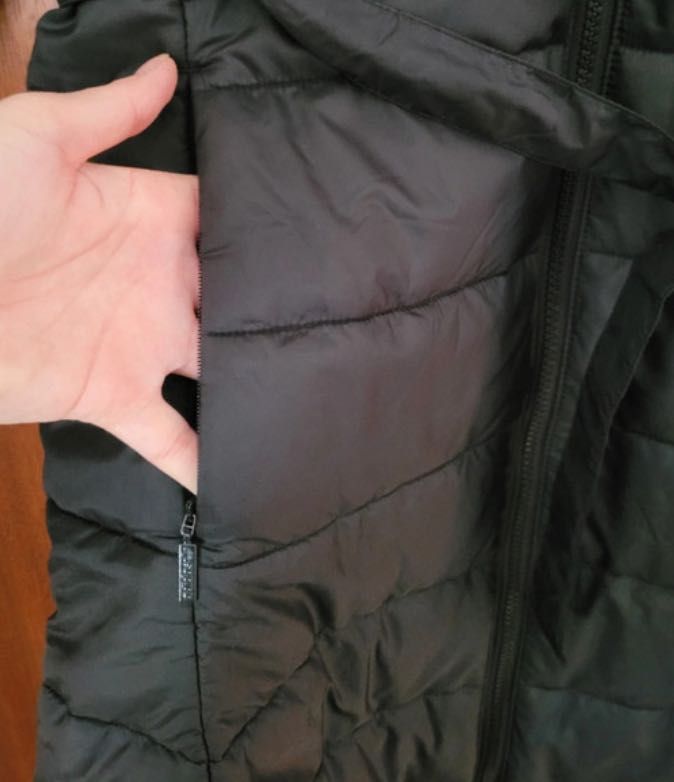 Płaszcz długa kurtka Adidas, Hooded Premium Long, 38 40