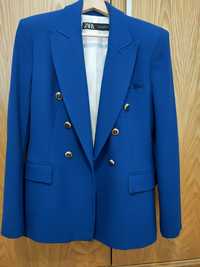 Vendo blazer da Zara, cor azul, tamanho M