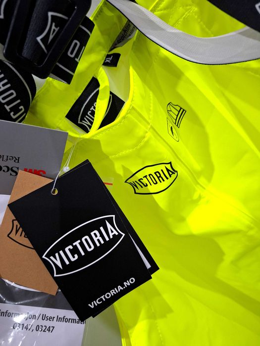 Nowe Kurtka + spodnie przeciwdeczowe robocze BHP Victoria XL