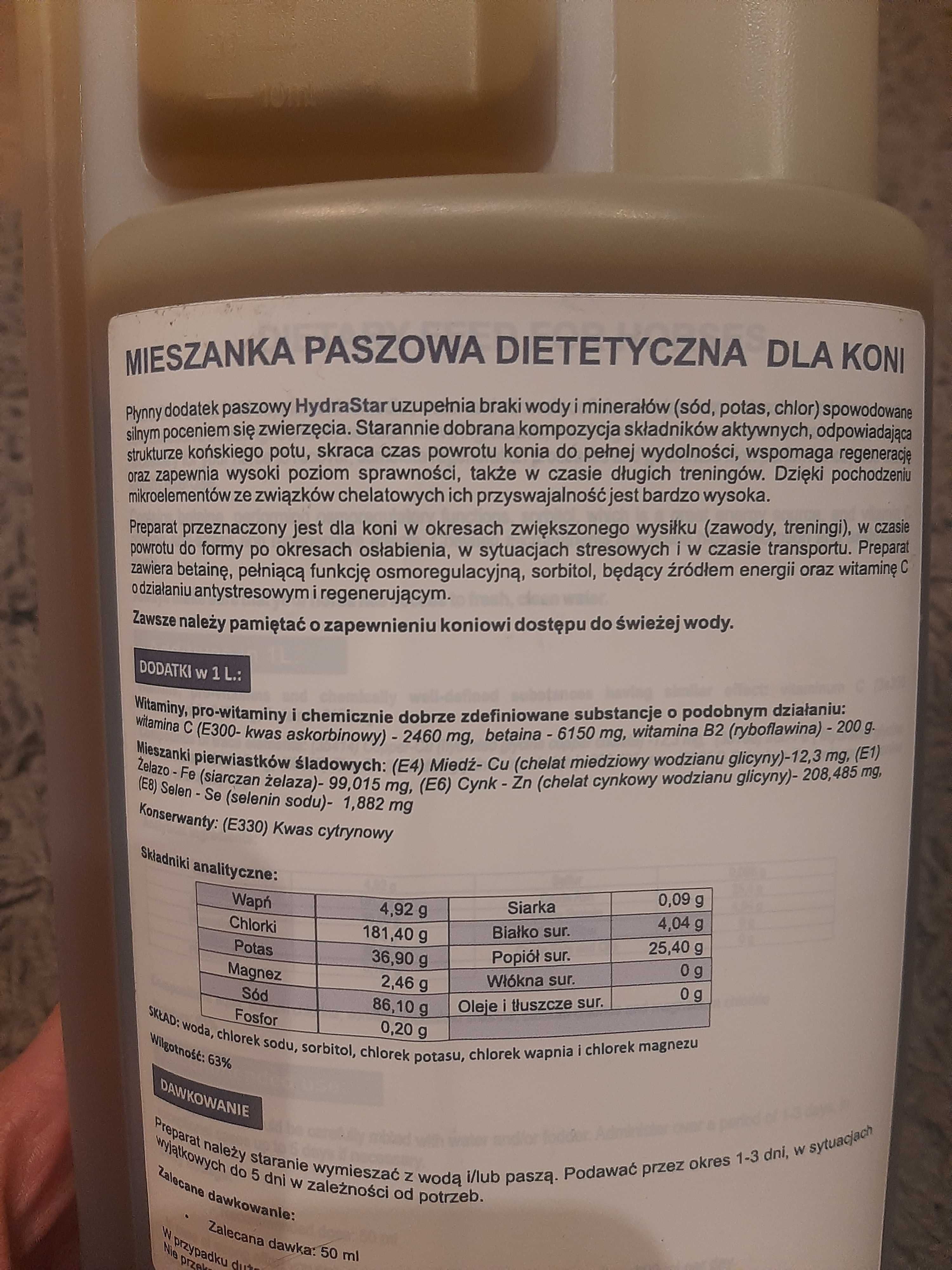 Mieszanka paszowa dietetyczna dla koni