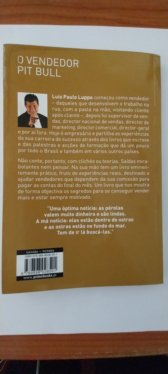 Livro "O vendedor Pit Bull"