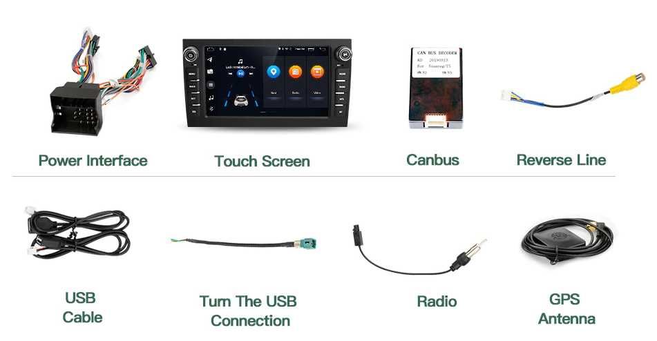 Radio nawigacja Porsche Cayenne 2003=2010 ANDROID BT GPS