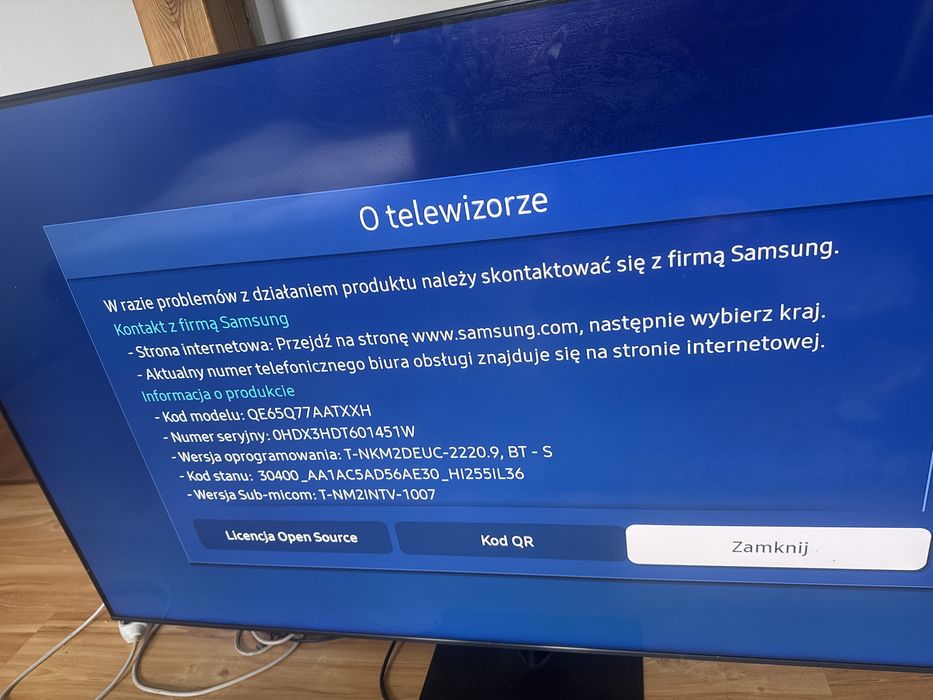 Telewizor samaung 65 cali