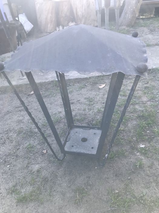 Klosz. Abażur- wys.60xokap-43 - podstawa-20 cm. Do powieszenia hak