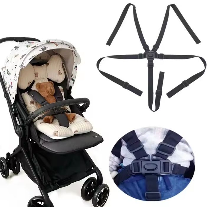 П'ятиточкові ремені безпеки для коляски комплектуючі