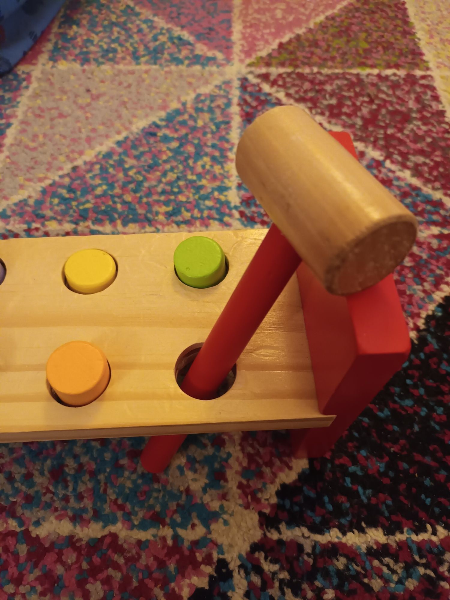 Zabawka Klocki drewniane edukacyjna