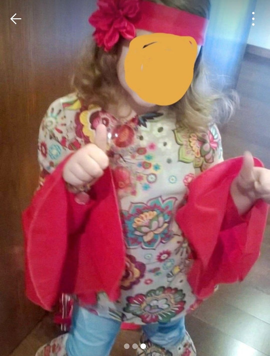 Fantasia hippie menina