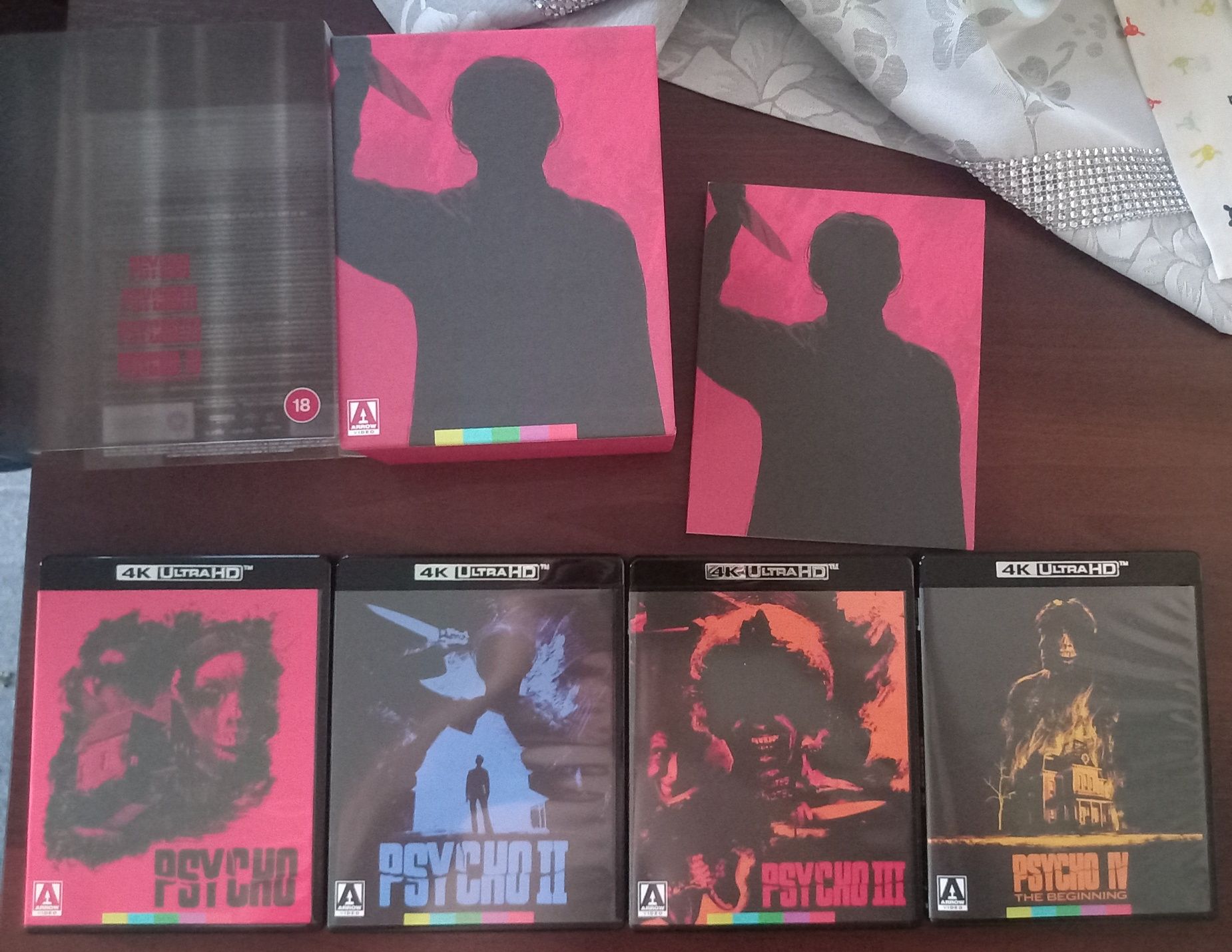 Psychoza 1-4 Kolekcja 4K (5xBlu-Ray 4K) Arrow Limited Edition Brak PL