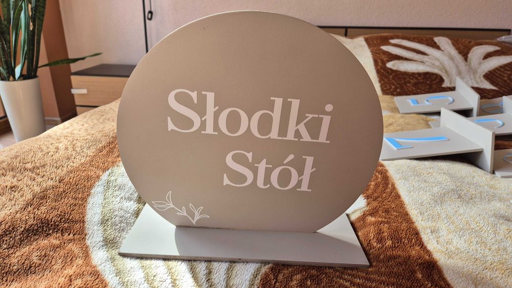 Ozdoby weselne na stoły