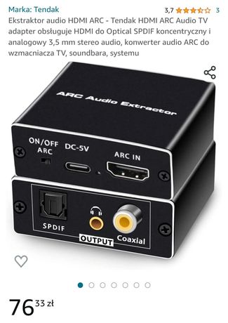 Ekstraktor audio HDMI ARC