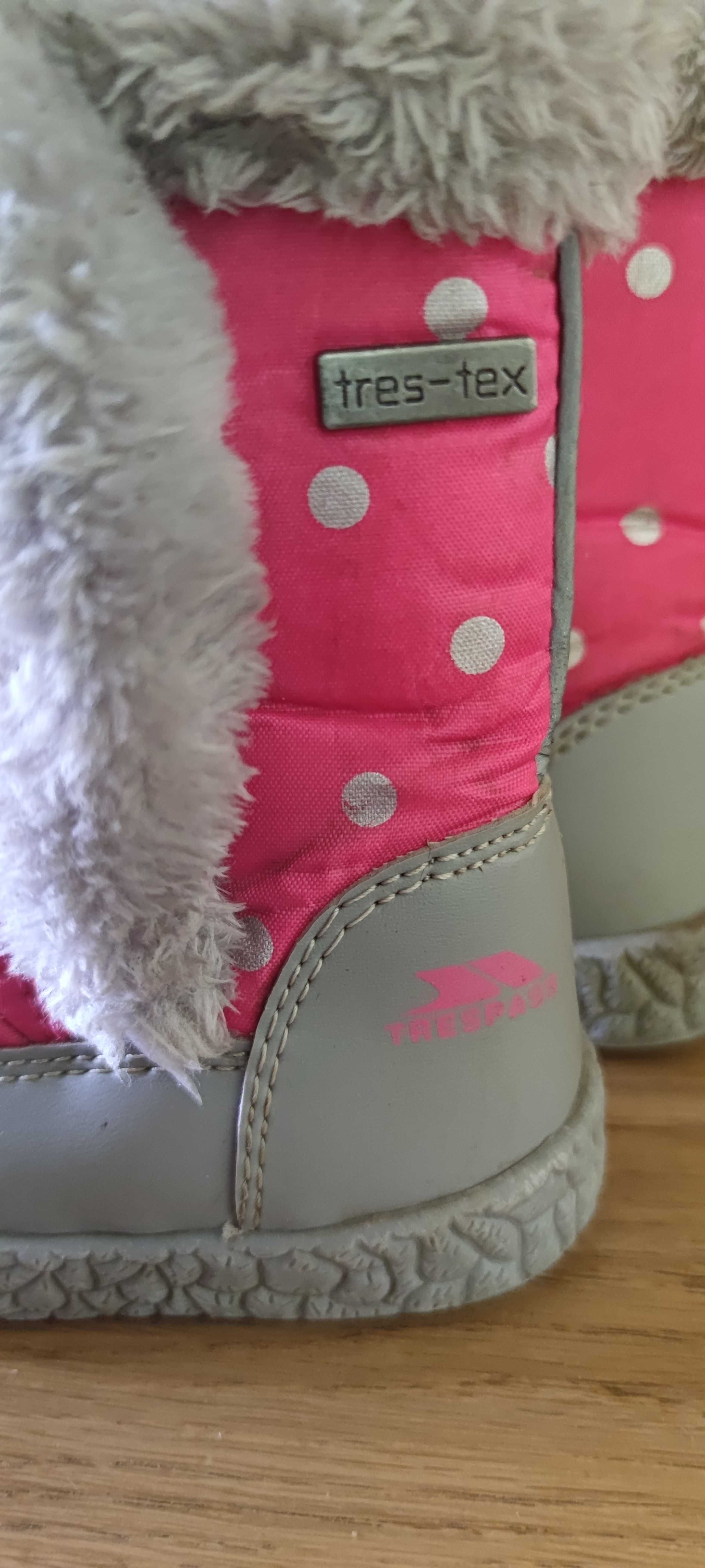 Jak nowe 23 Trespass kozaki śniegowce buty zimowe dla dziewczynki