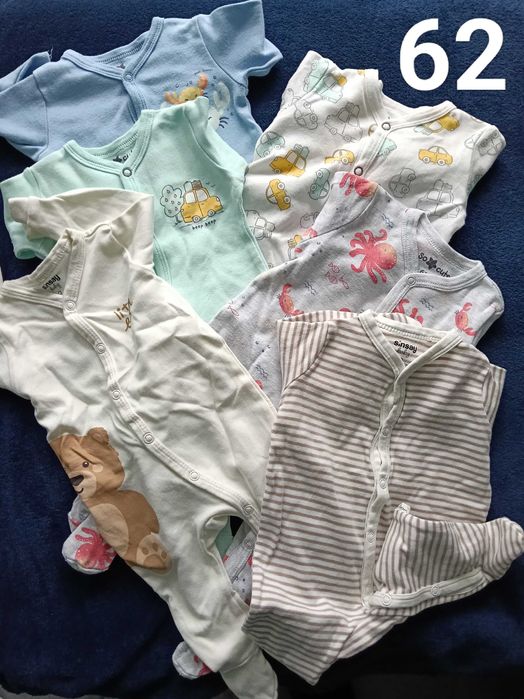 Zestaw ubranek 70szt. rozm. 56+62