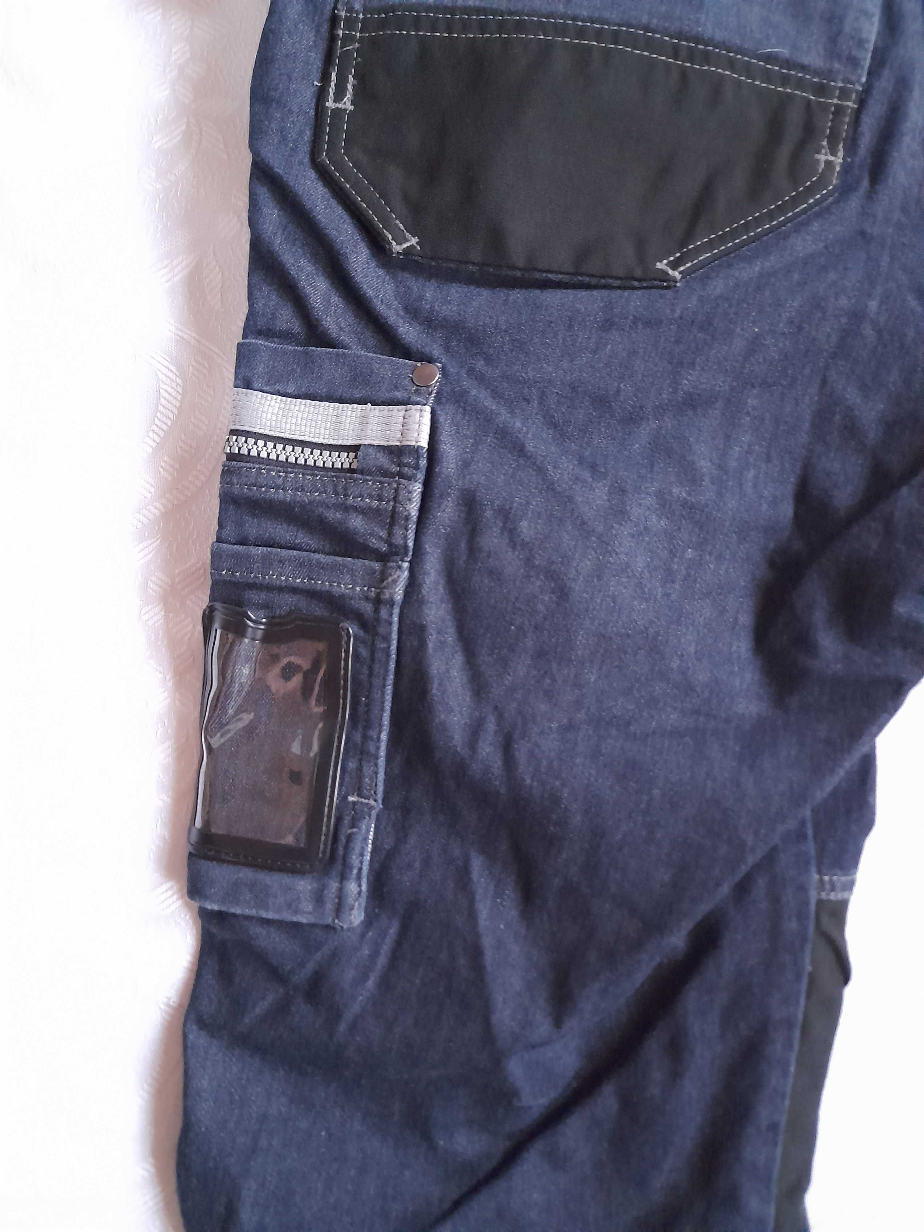 spodnie robocze jeans 3/4 fristads  super model
