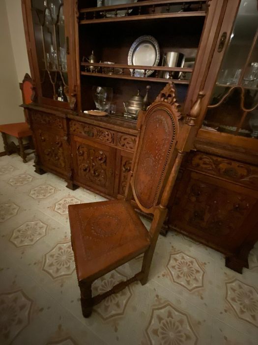 Mobília Madeira Castanho Clássico